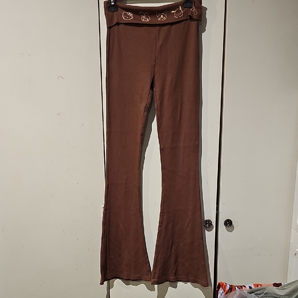 Hello Kitty Pants - Hello Kitty Brown Apparel Ladies Size Med And Extra Long For Tall Ladies